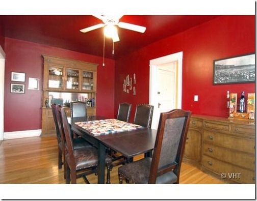 Red Dining Room Walls