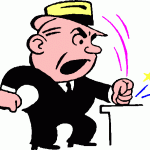 Clip Art Demanding Man