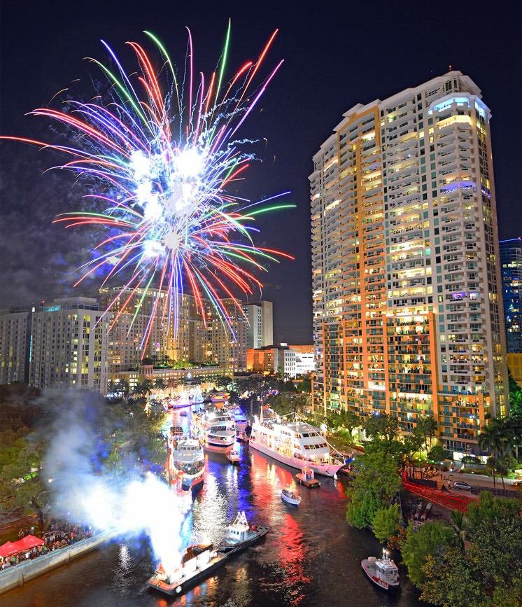 New River and Fireworks